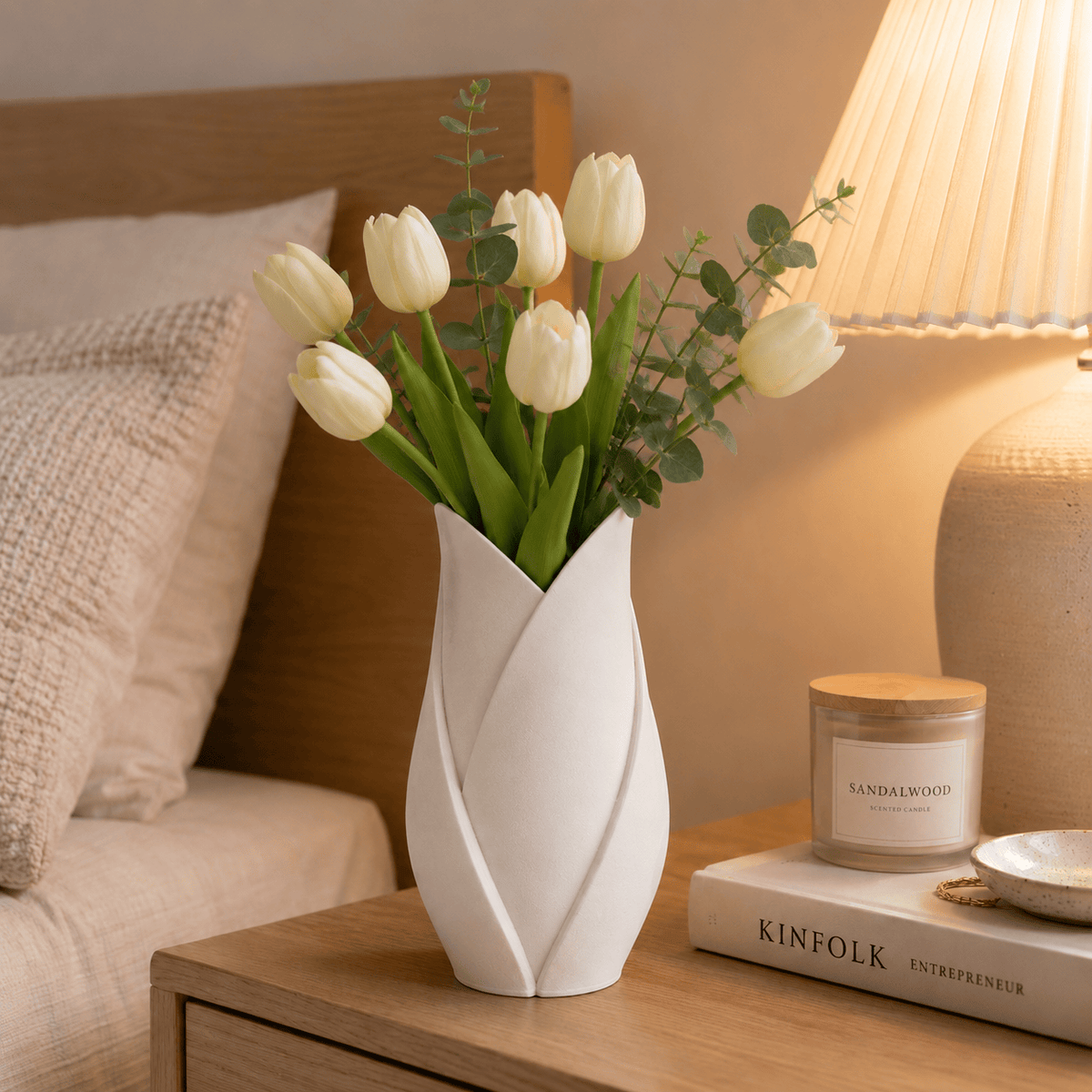 Tulip Leaf Decorative Vase (3 Pcs Set)
