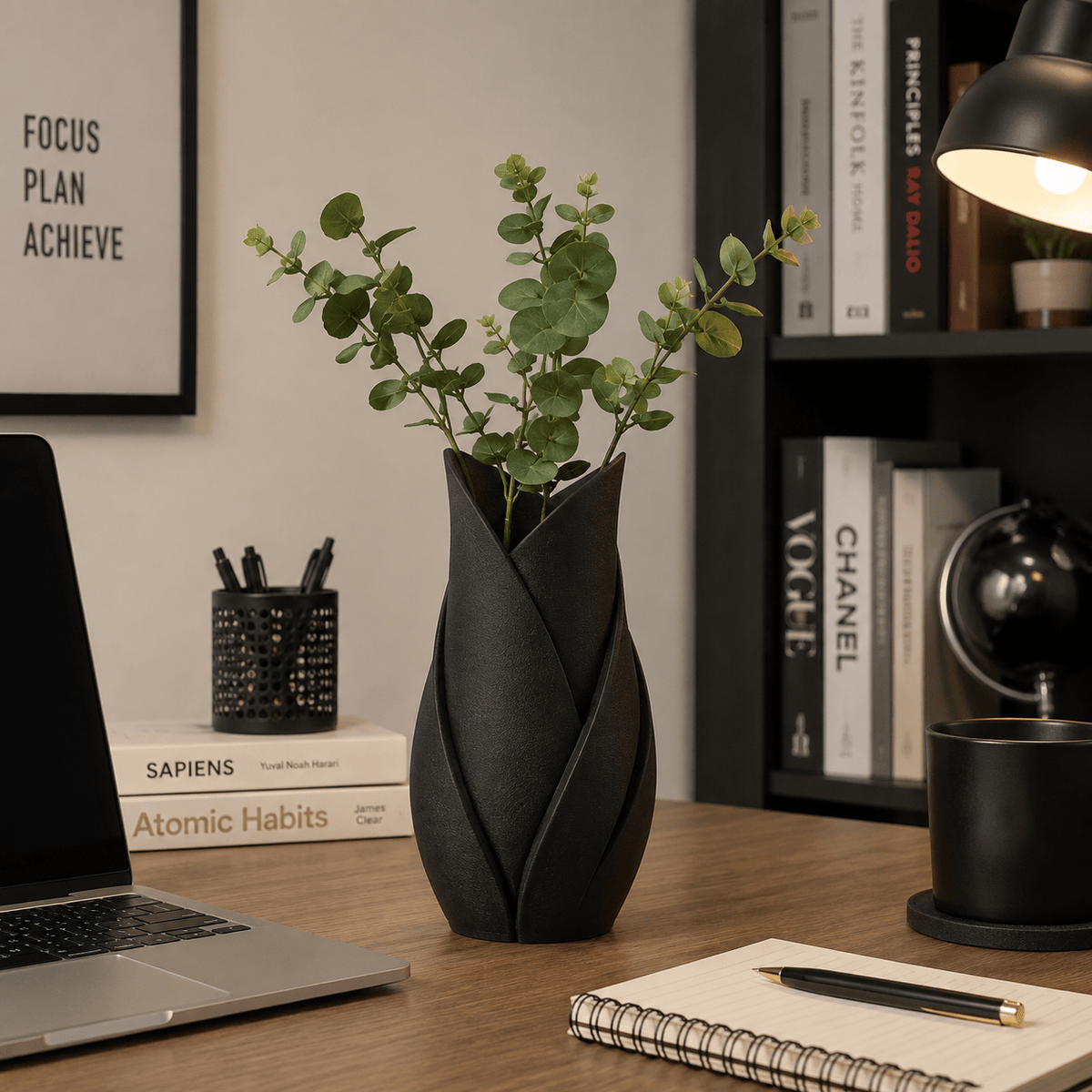 Tulip Leaf Decorative Vase (3 Pcs Set)